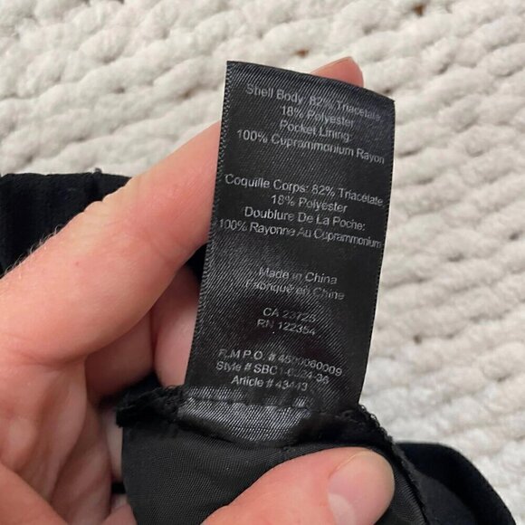 Aritzia Babaton Black Cohen Pant - Size 0 - Picture 3 of 6